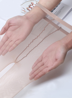 0d一线裆丝袜超薄连裤袜性感隐形全透明裸肤色性感夏无裆无痕袜子