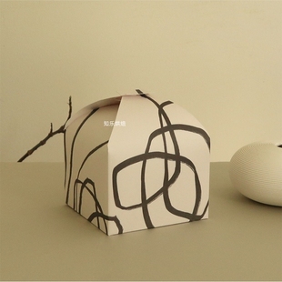 25个新款 侘寂高级风简约蛋黄酥 中秋月饼礼盒日式