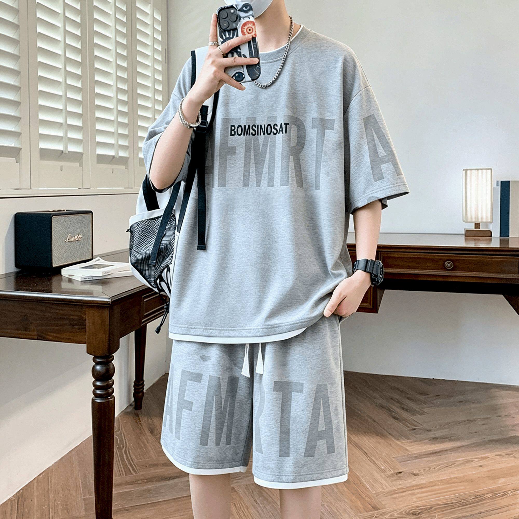 Cleanfit休闲运动套装男T