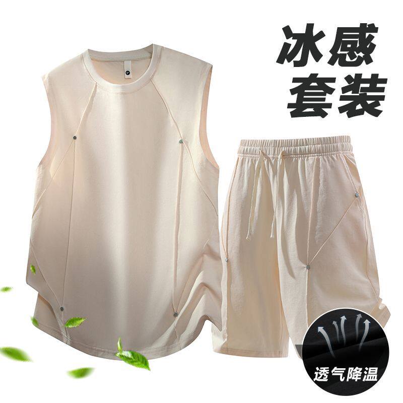 夏季背心休闲宽松潮流套