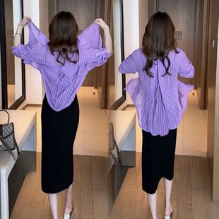 2025小清新雪纺上衣设计感小众高贵防晒衣女网红大码薄款外套时髦