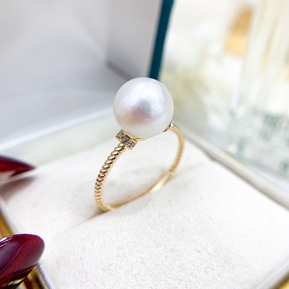 陈生生珍珠G18k金简约款