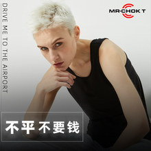 束胸衣les无绷带帅t外穿夏棉COS内衣女大胸显小长款背心裹胸束胸