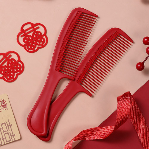 结婚用品婚庆手持镜子梳子一对