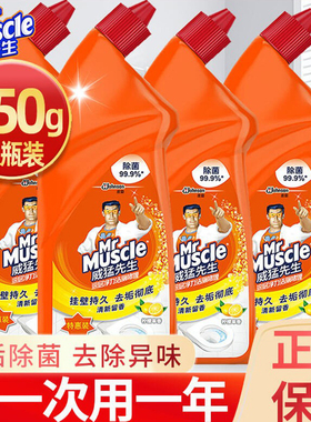 威猛先生洁厕灵液马桶清洁剂家用洗厕所除臭除菌去异味750g清香型