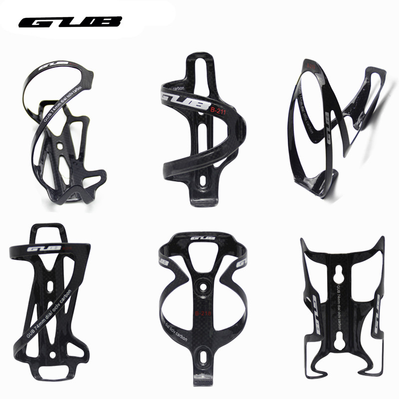 GUB自行车水壶架骑行装备配件山地公路通用全碳纤维水杯支架 超轻