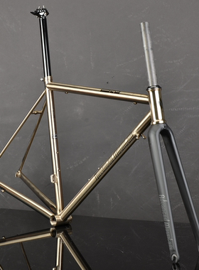 2021款 AM CLR6200雷诺520钢架700C公路自行车架 钢车架+碳纤前叉