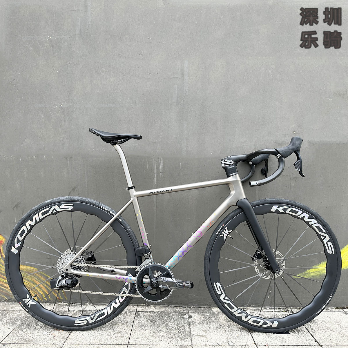 定制DIY组装车 航轮R0钛合金公路碟刹桶轴700C公路自行车电变24速
