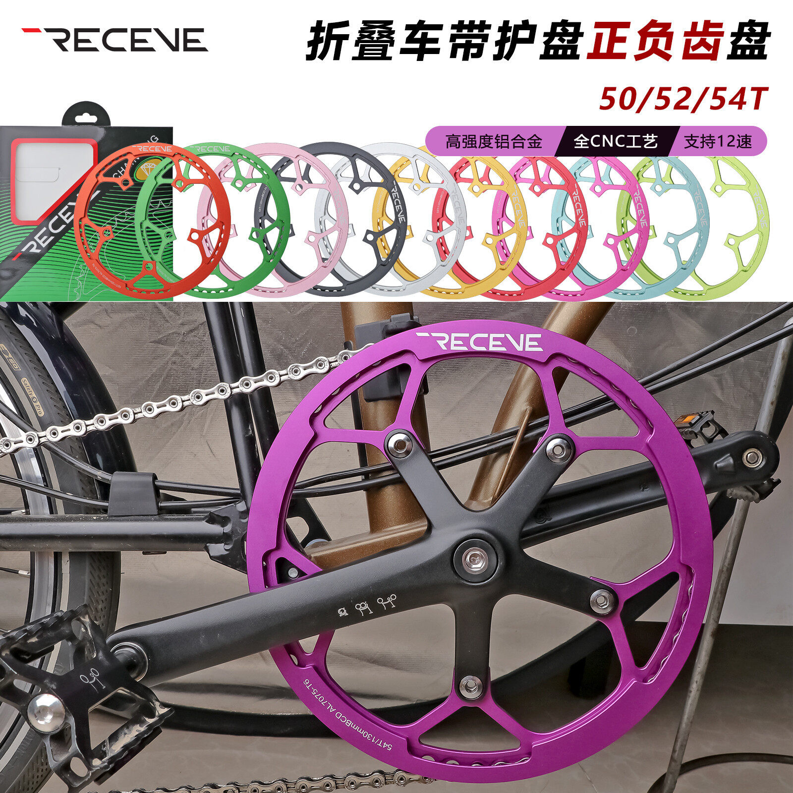 RECEVE折叠车改装正负齿带护盘图片