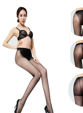 丝袜女春夏季t档无痕隐形防勾丝连裤袜薄款黑肉浅肤色塑性