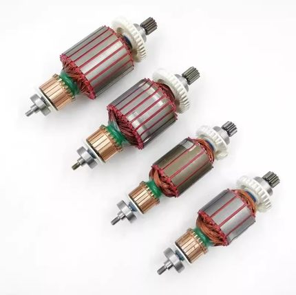 亿力洗车机电机转子8030 8040 8840 9640 9655 转子 碳刷