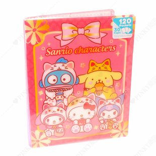 香港正版比卡丘Pokémon三丽鸥卡通游戏卡收藏簿 透明展示卡片本