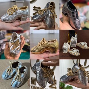 KCDANCE迷你小拉丁鞋1:1复刻仿真拉丁舞鞋小挂件舞蹈礼物小摆件