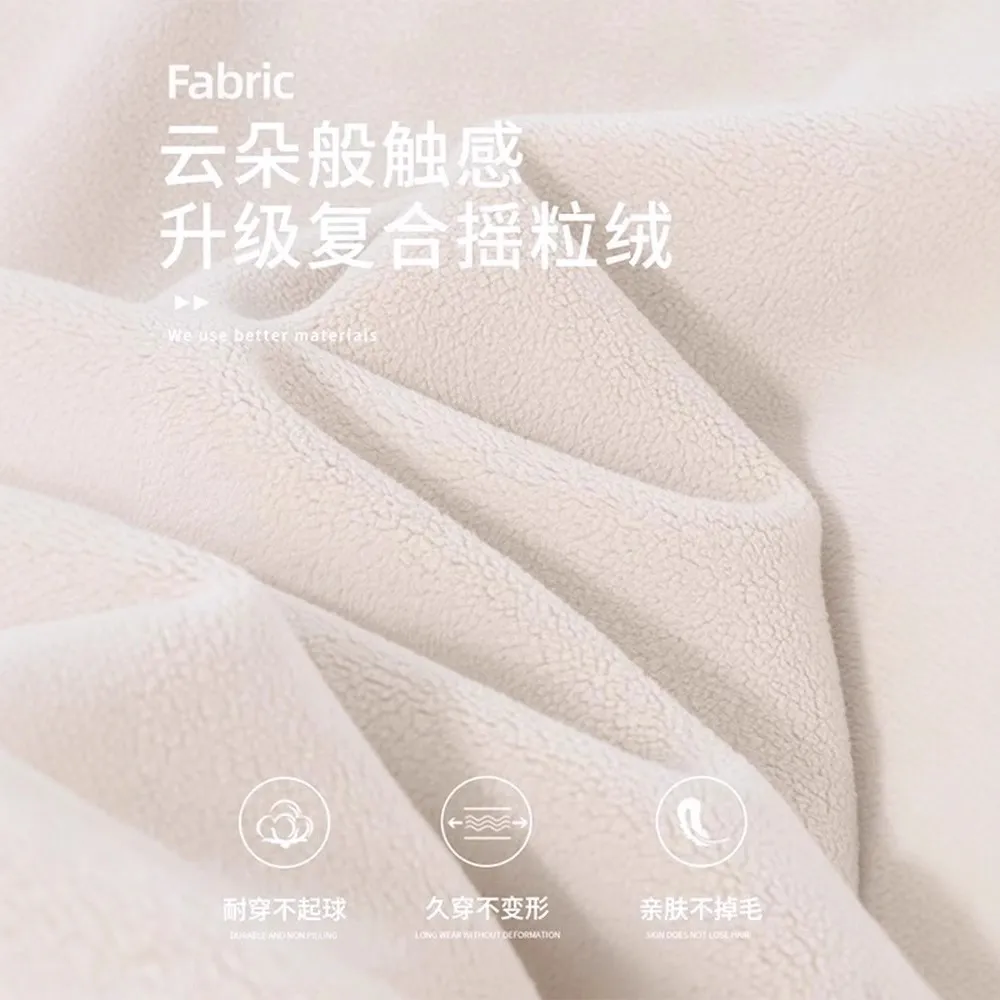 加绒加厚即墨卫衣立领摇粒绒秋冬外套女2025新款羊羔毛绒内胆女装