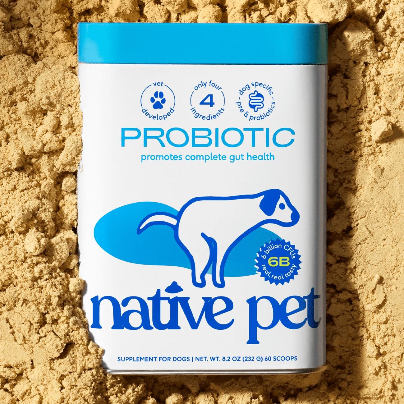 美国NativePet宠物益生菌粉狗狗消化肠道健康兽医配方