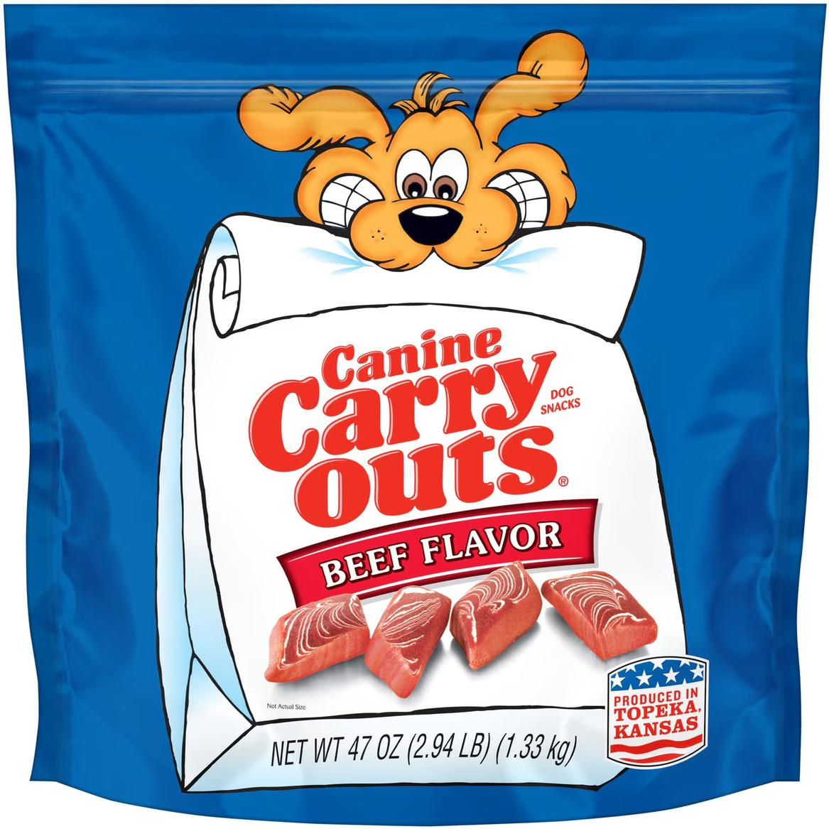 【上新】美国Canine Carry outs狗狗零食牛肉鸡肉培根进口狗粮