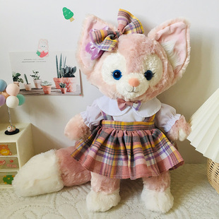 40cm琳娜贝儿JK娃衣替换衣服裙子贝尔狐狸玲娜裙子毛绒公仔