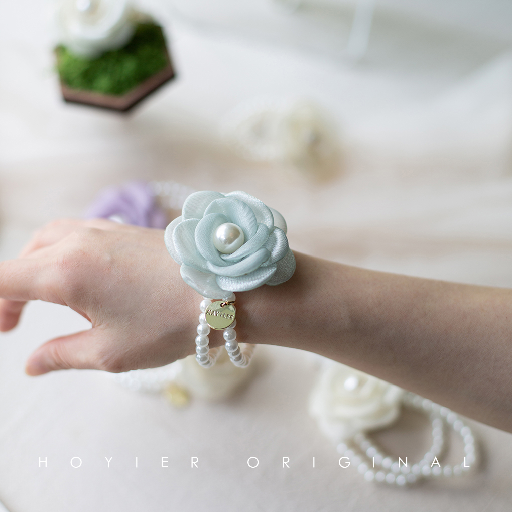 花亦原创结婚伴娘手腕花超仙ins