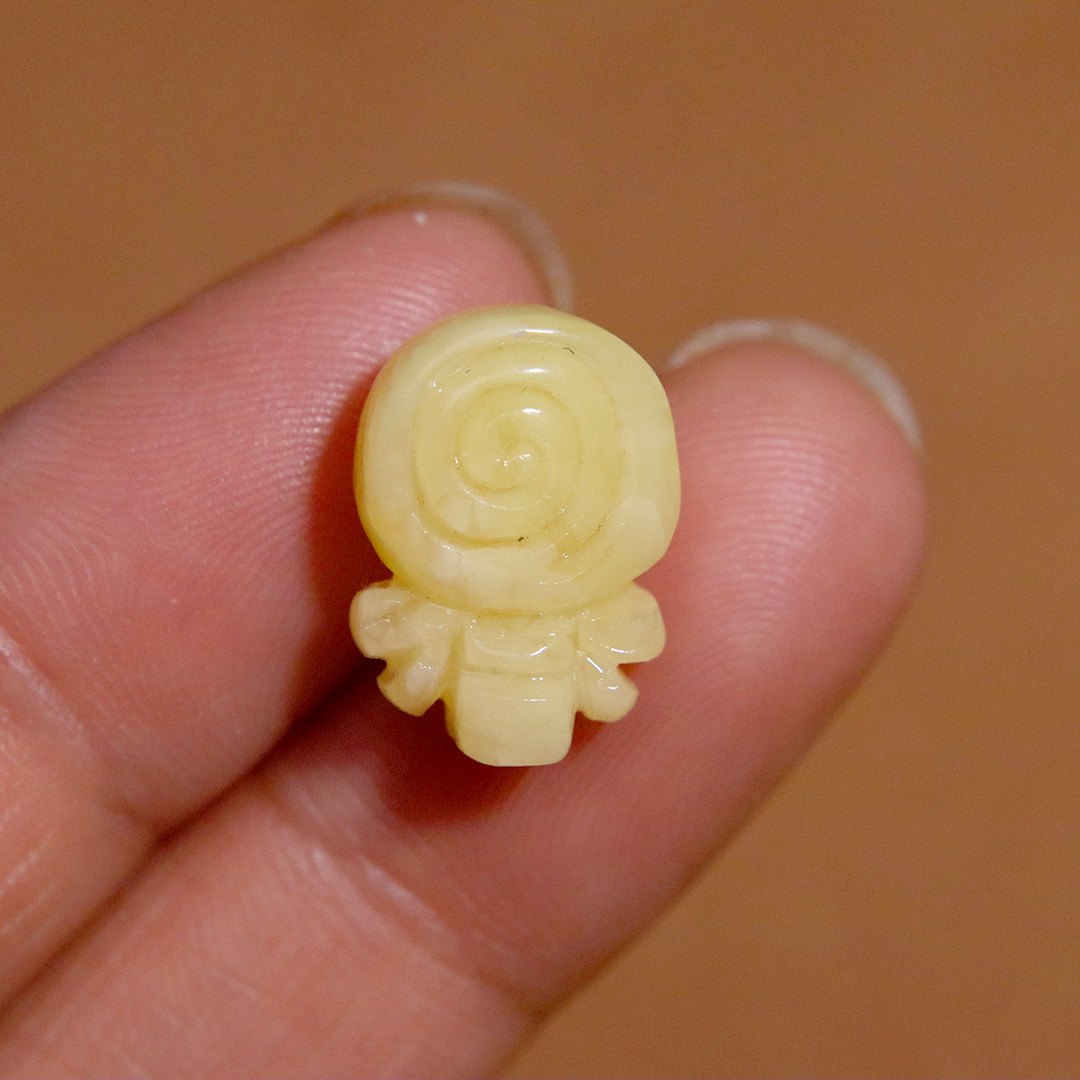 天然原矿蜜蜡棒棒糖背云隔珠菩提手串手工串珠编绳diy文玩配件