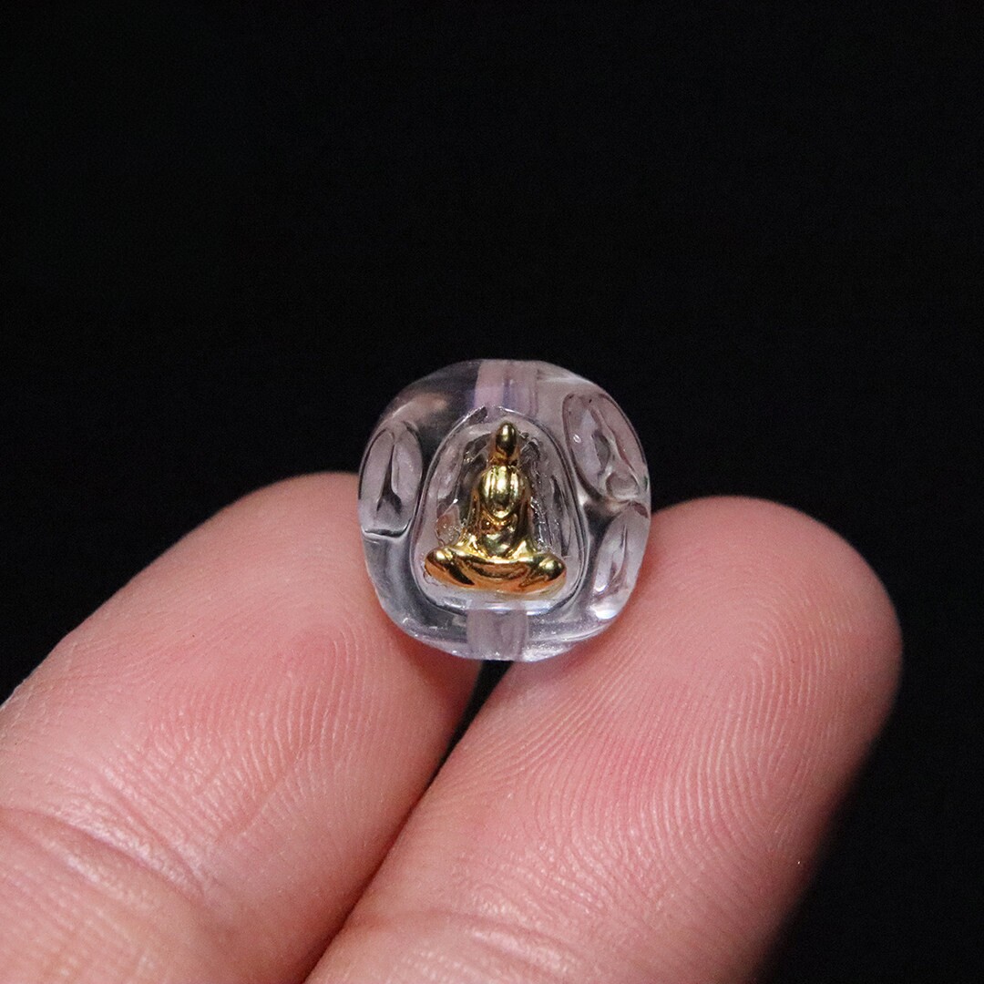 天然白水晶无相佛桶珠隔珠散珠