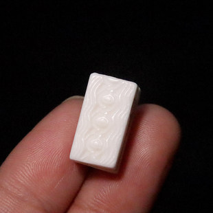 天然鹿角长方形三通个性佛头金刚星月菩提手串长串diy文玩配饰