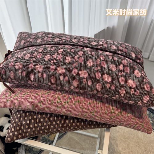 ins韩国博主风冬季宝宝绒荞麦枕