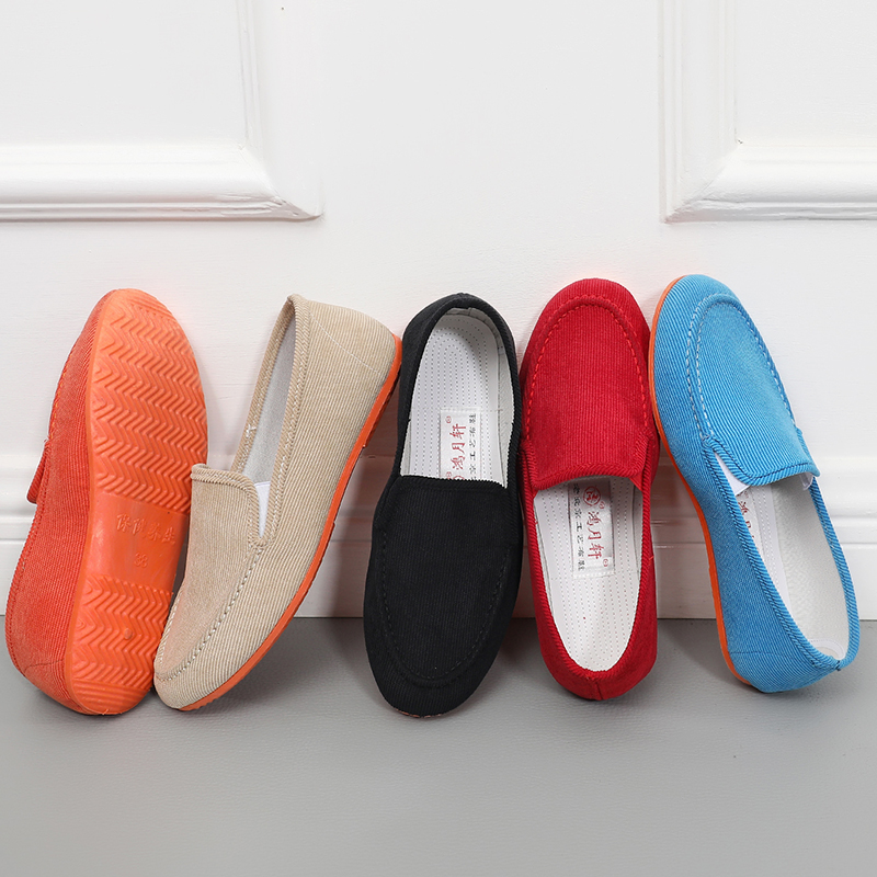 布鞋休闲平底透气舒适