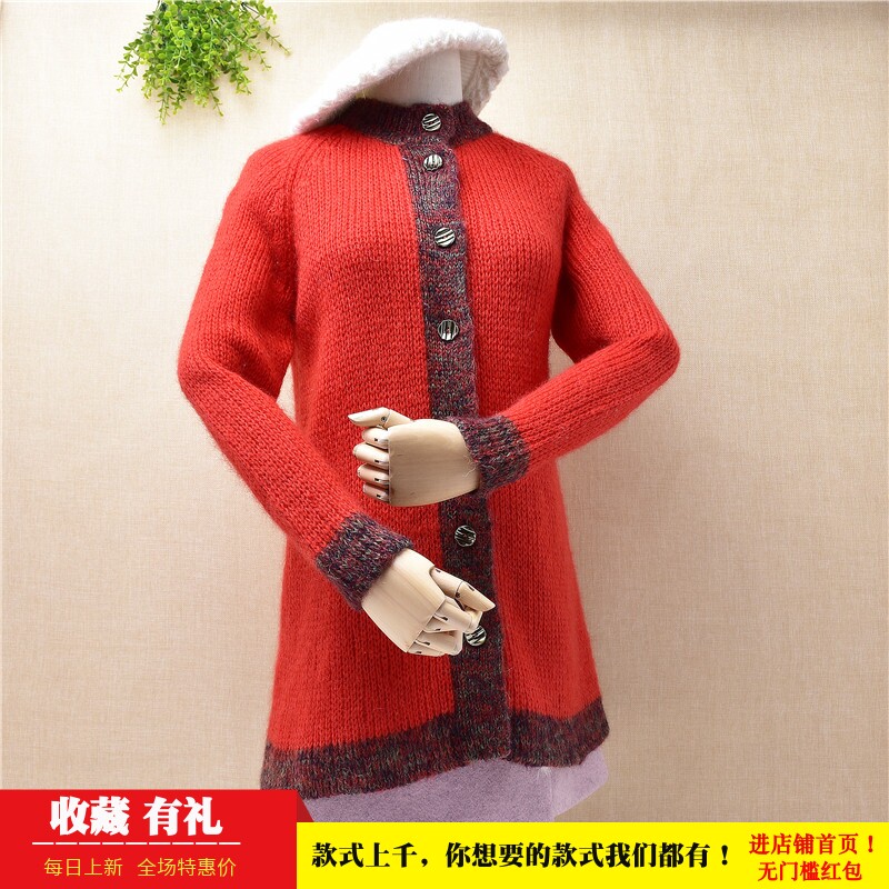 中长款甜美风保暖毛衣网红新品
