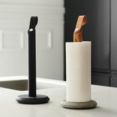 Grab系列橡木手工家用厨房纸巾架北欧风立式 丹麦原装 进口 卷纸架