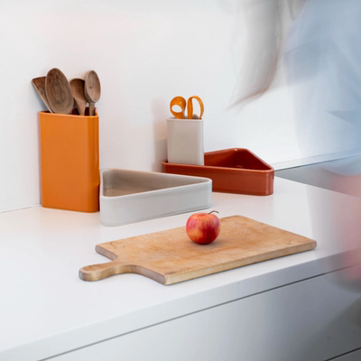 丹麦Canva陶瓷收纳盘厨具置物架