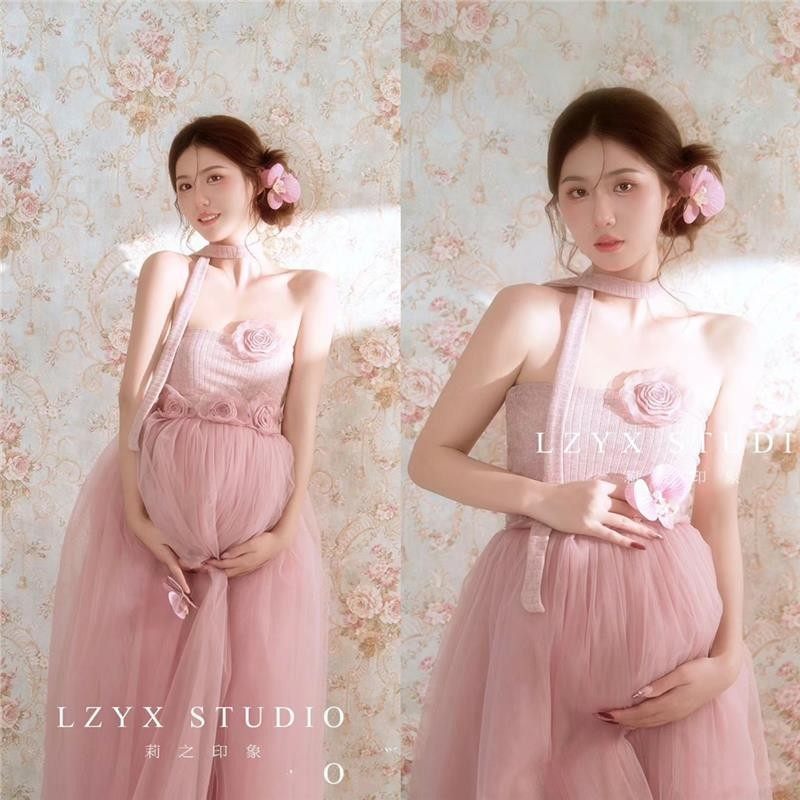 孕妇拍照服装新款唯美风小清新粉色两件套孕妈咪大肚照衣服在家拍,户外/登山/野营/旅行用品,其他户外服装,淘宝优惠券,粉丝福利购,淘宝优惠卷