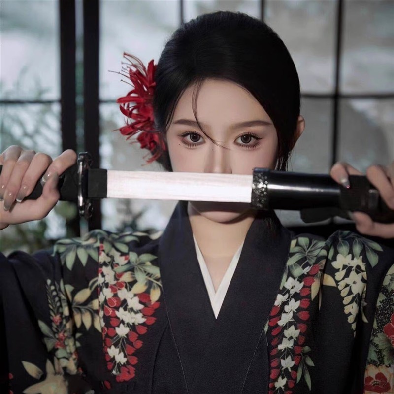 新款少女正装和服改良摄影服装传统复古日系浴衣写真网红拍照套装
