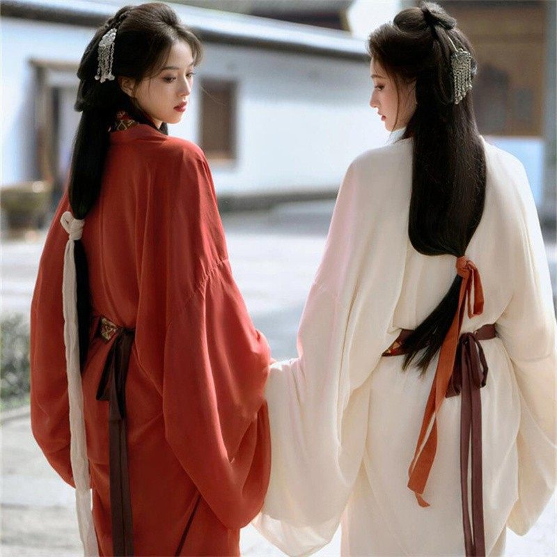 影楼新款战国袍摄影服装闺蜜两件套古城旅拍时尚个人民族风摄影服