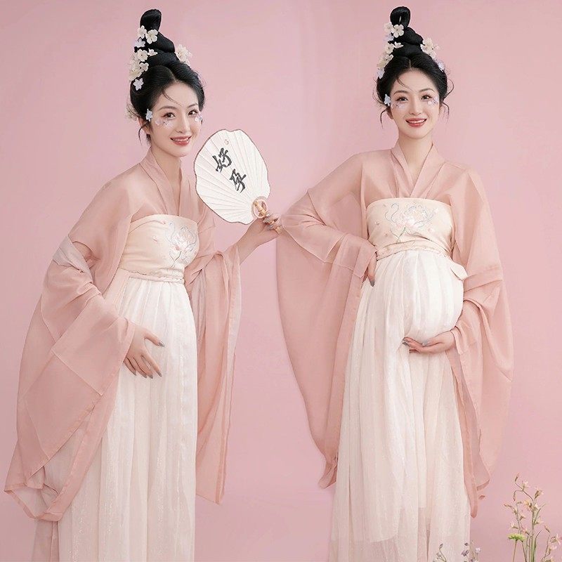 影楼新款孕妇写真汉服仙气玉兔古风套装孕妈咪可爱兔年孕味照服装,男装,其他民族服装,淘宝优惠券,粉丝福利购,淘宝优惠卷