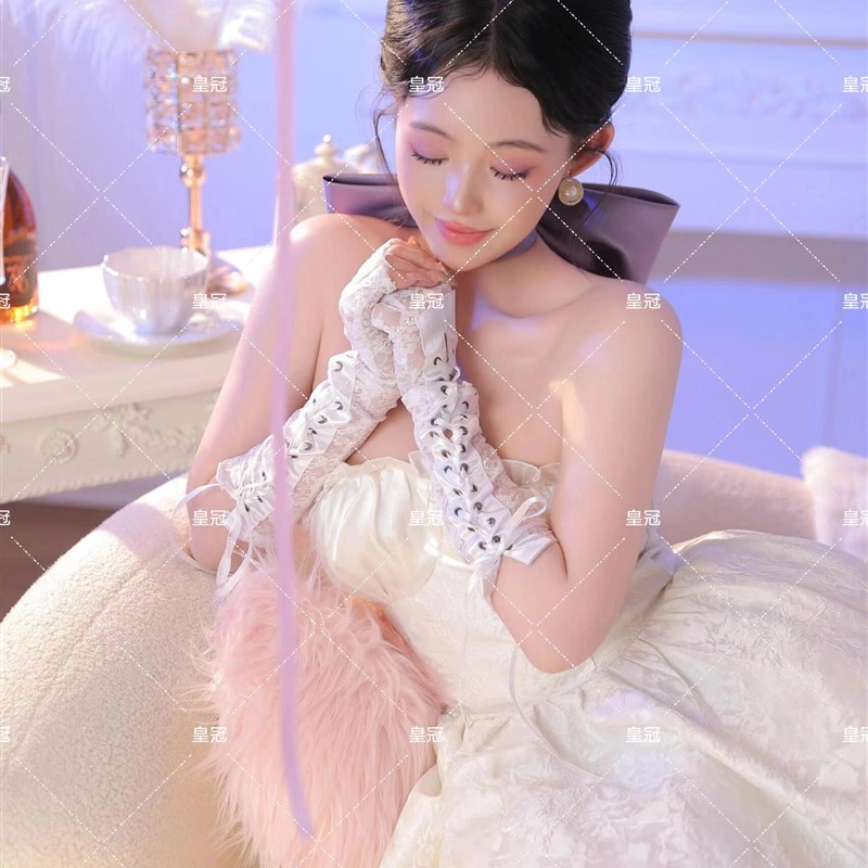 影楼新款梦中情猫纯欲风少女写真摄影主题服装个性汤姆猫抹胸短裙