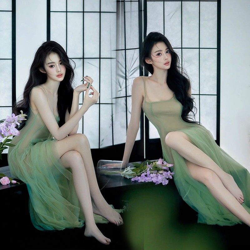 24影楼新款主题法式仙女风气质纯欲风吊带裙个人写真艺术照摄影服,孕妇装/孕产妇用品/营养,影楼服装,淘宝优惠券,粉丝福利购,淘宝优惠卷