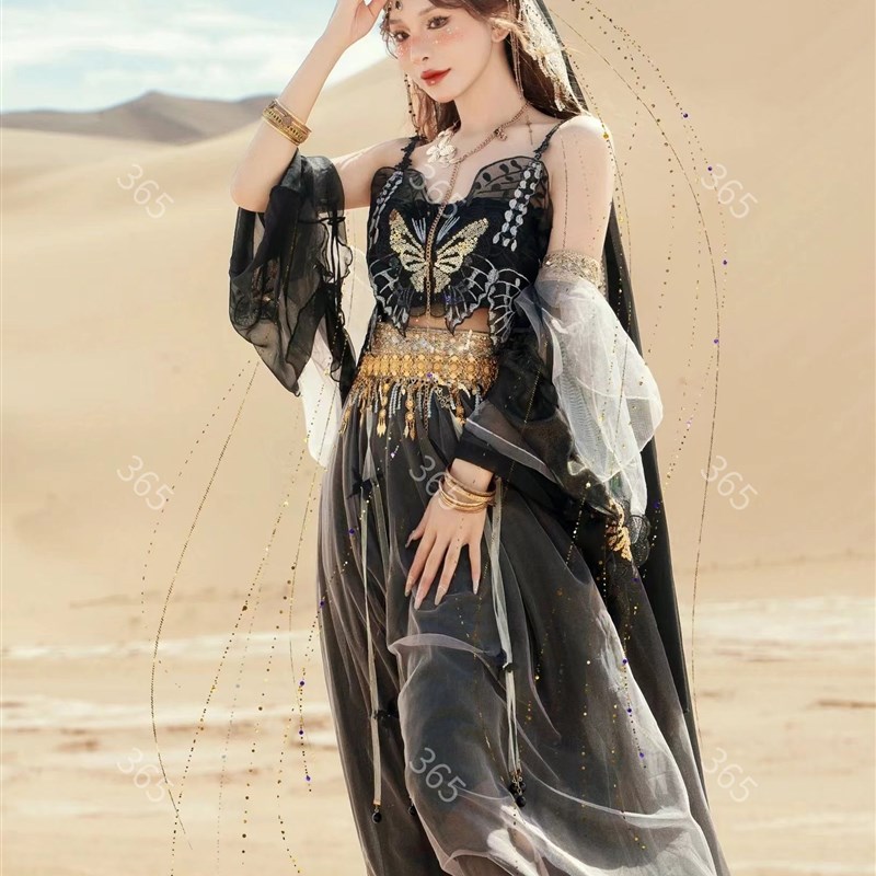 敦煌飞天旅拍写真西域异域风情服装汉服爆款大漠沙漠公主影楼古装