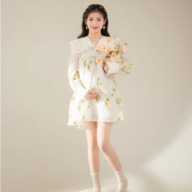影楼新款孕妇照服装复古大肚孕妈旗袍艺术照写真摄影抹胸礼服长裙