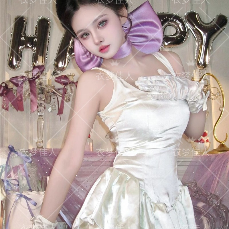 影楼新款芭蕾风猫少女写真主题服装个性汤姆猫cos艺术照摄影演出