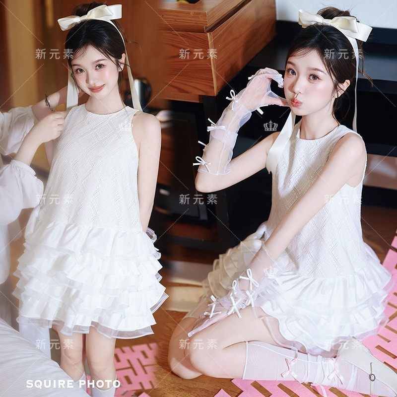 2025新款小个子新娘轻婚纱领证小白裙订婚礼服生日聚会甜美连衣裙,男装,其他民族服装,淘宝优惠券,粉丝福利购,淘宝优惠卷