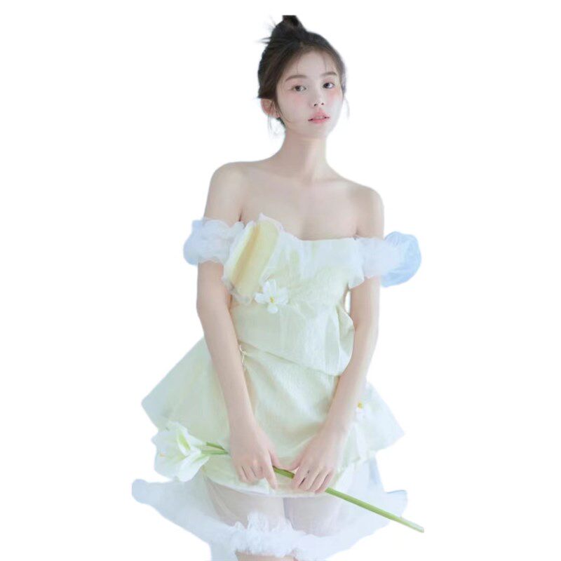 影楼新款个性写真主题服装时尚小清新少女私房艺术照拍照摄影服饰