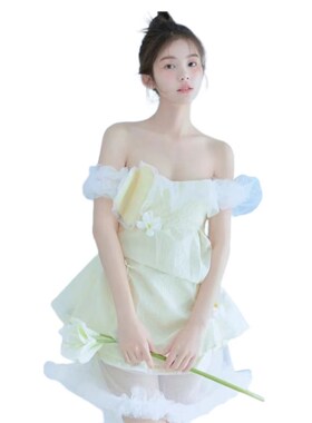 影楼新款个性写真主题服装时尚小清新少女私房艺术照拍照摄影服饰