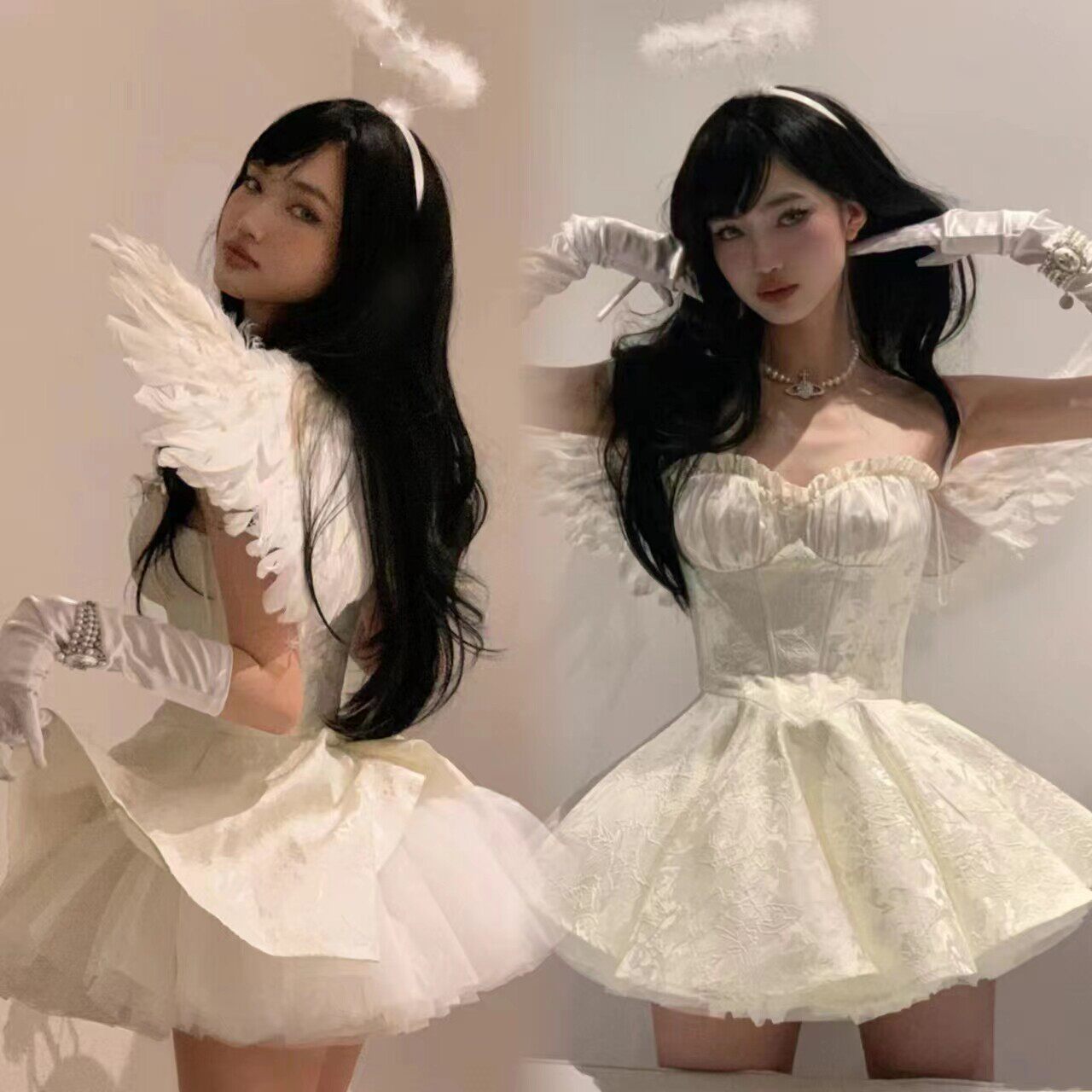 影楼新款天使魔女精灵写真主题摄影服 cosplay万圣节舞会演出礼服