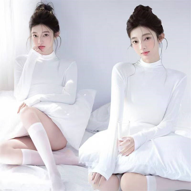 影楼新款写真女纯欲风简约连体衣少女私房艺术照影楼个人摄影服饰