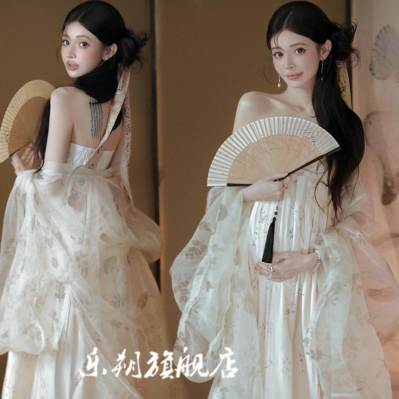 影楼新款孕妇照写真复古禅意风中式抹胸裙气质孕妈咪大肚照摄影服,男装,其他民族服装,淘宝优惠券,粉丝福利购,淘宝优惠卷