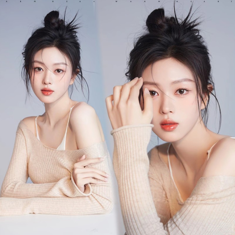 韩系甜美小清新温柔风纯欲少女上衣影楼个人肖像写真艺术摄影服装