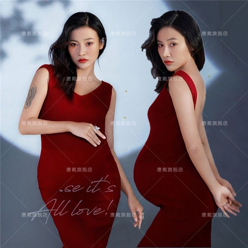 孕妇照服装新款蕾丝裙孕妇摄影服装拍照写真影楼孕妇照片写真服装