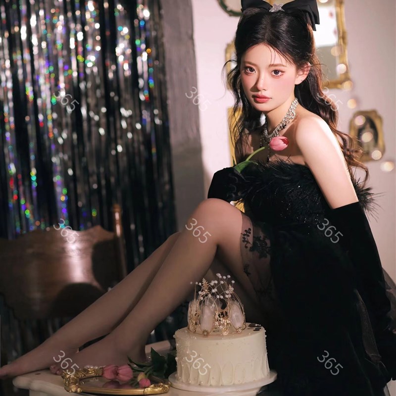 照相馆少女财阀千金生日写真主题服装氛围感公主派对艺术照摄影礼
