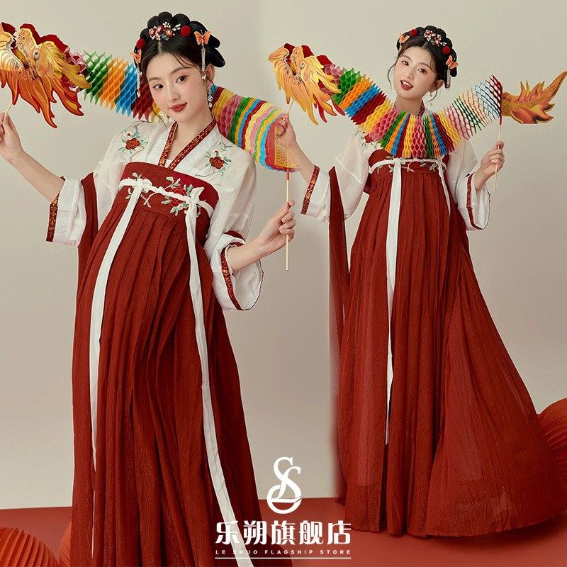龙年主题影楼新款孕妇照服装复古温柔简约风艺术照汉服孕妈咪服装,户外/登山/野营/旅行用品,其他户外服装,淘宝优惠券,粉丝福利购,淘宝优惠卷