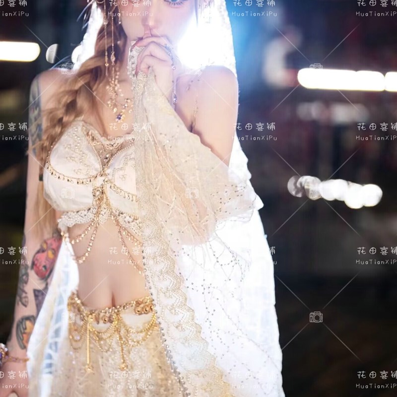 西双版纳旅拍写真服装西域舞姬敦煌飞天汉服异域风情古风演出服饰
